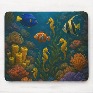 Tapis De Souris Le récif de Seahorse