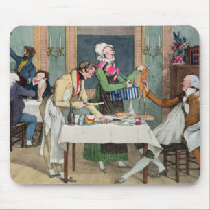 Tapis De Souris Le Restaurant, pub. par Rodwell et Martin, 1820 (c