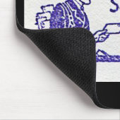 Tapis De Souris Le rétro courrier dosé par Mousepad collectionnent (Coin)