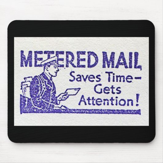 Tapis De Souris Le rétro courrier dosé par Mousepad collectionnent (Devant)