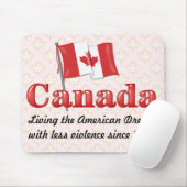 Tapis De Souris Le rêve canadien (Avec souris)