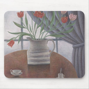 Tapis De Souris Le rideau en tulipes met en forme de tasse 2002