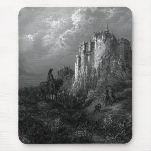 Tapis De Souris Le roi Arthur et Camelot par Gustave Doré’ 1868