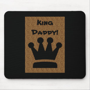 Tapis De Souris Le Roi Daddy Mousepad de fête des pères