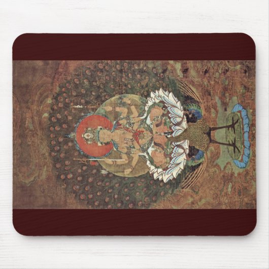 Tapis De Souris Le roi de paon, Sanskrit : Mayuraraja (Devant)