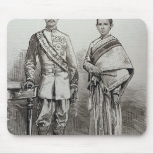 Tapis De Souris Le roi et la reine du Siam