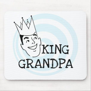 Tapis De Souris Le Roi Grandpa T-shirts et cadeaux