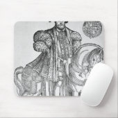 Tapis De Souris Le Roi Henry VIII à cheval (Avec souris)