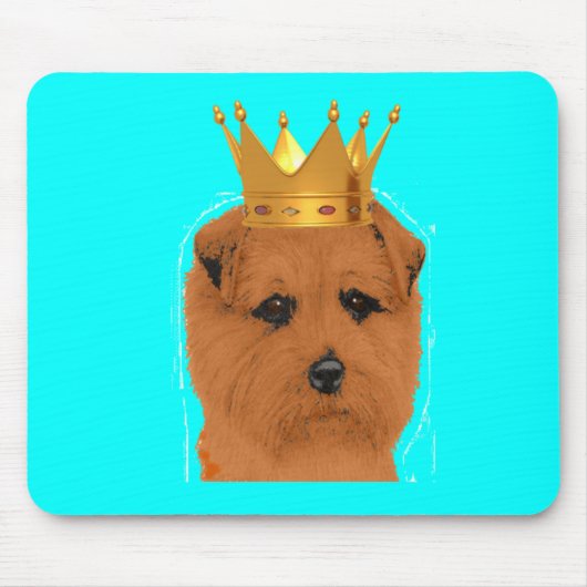 Tapis De Souris Le Roi Mousepad de Norfolk Terrier (Devant)