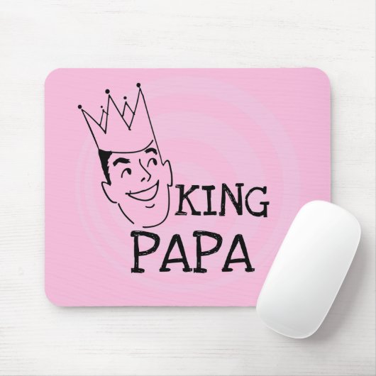 Tapis De Souris Le Roi Papa T-shirts et cadeaux (Avec souris)