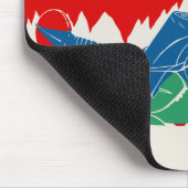 Tapis De Souris le Roi Zor Mousepad des années 1960 (Coin)