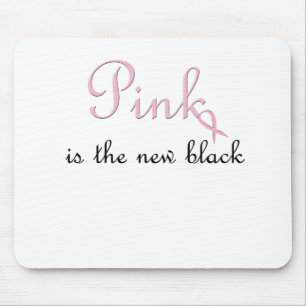Tapis De Souris le rose est le nouveau noir