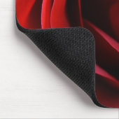 Tapis De Souris Le rose rouge personnalisable clôturent Mousepad (Coin)