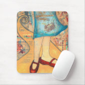 Tapis De Souris Le rouge chausse Mousepad (Avec souris)