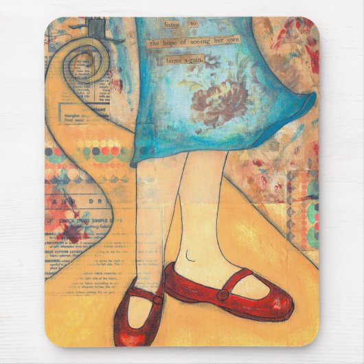 Tapis De Souris Le rouge chausse Mousepad (Devant)