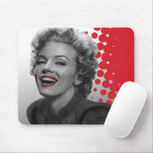 Tapis De Souris Le rouge pointille Marilyn (Avec souris)