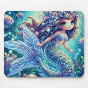 Tapis De Souris Le royaume sous-marin enchanté par Mermaid