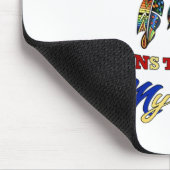 Tapis De Souris Le Sang Cherokee Traverse Mes Veines Cadeau (Coin)