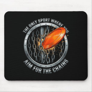 Tapis De Souris Le seul sport où vous visez les chaînes Disc G