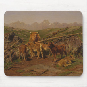 Tapis De Souris Le Sevrage des Veaux (Ferme d'Élevage)