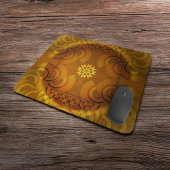 Tapis De Souris Le Sheen hypnotisant l'art semi-circulaire