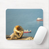 Tapis De Souris Le singe barbare de Gibraltar (Avec souris)