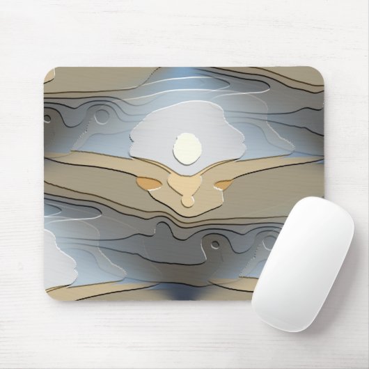 TAPIS DE SOURIS LE SOLEIL SUR LES COLLINES (Avec souris)