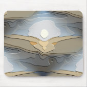 TAPIS DE SOURIS LE SOLEIL SUR LES COLLINES (Devant)