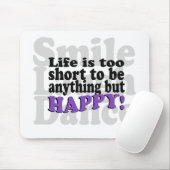 Tapis De Souris Le sourire et soit heureux ! (Avec souris)