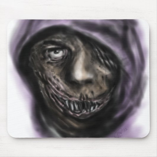 Tapis De Souris Le sourire foncé (Devant)