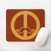 Tapis De Souris Le Stache de paix personnalisé mousepad (Avec souris)