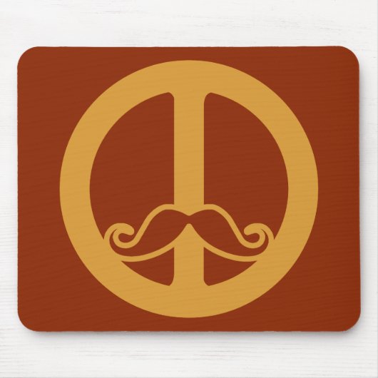 Tapis De Souris Le Stache de paix personnalisé mousepad (Devant)