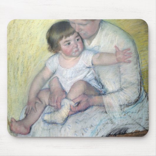 Tapis De Souris Le Stocking, Mary Cassatt (Devant)