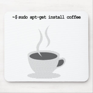 Tapis De Souris le sudo convenable-obtiennent installent le café