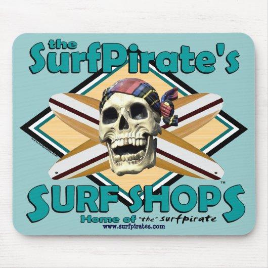 Tapis De Souris "" le surfpirate Mousepad (Devant)