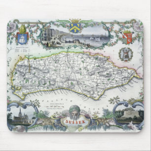 Tapis De Souris Le Sussex, gravé par W. Schmollinger