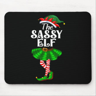 Tapis De Souris Le Sy Elf Xmas drôle de Noël assorti à la famille