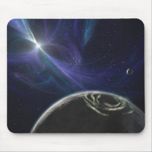 Tapis De Souris Le système de planète de pulsar