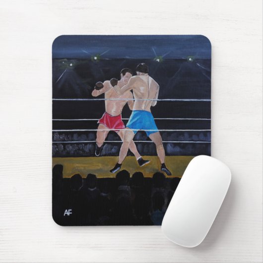 Tapis De Souris Le tableau Les Boxeurs d'Alfred Fox (Avec souris)
