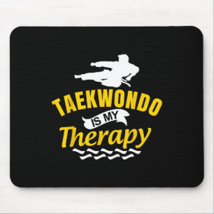 Tapis De Souris Le Taekwondo est une thérapie kickboxing arts mart