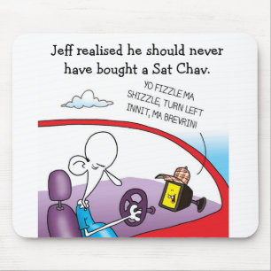 Tapis De Souris Le tapis impair de souris de SAT Chav de peloton