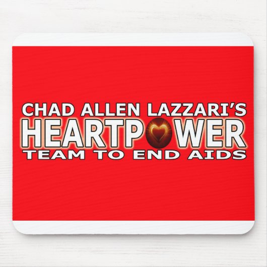 Tapis De Souris Le Tchad Allen Lazzari Heartpower (Devant)