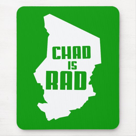 Tapis De Souris Le Tchad est rad (solide) (Devant)