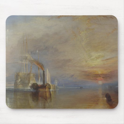 Tapis De Souris Le Temeraire de combat (par J.M.W. Turner) (Devant)