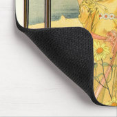 Tapis De Souris Le temps du jour, Luminosité du jour par Mucha (Coin)