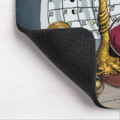 Tapis De Souris Le temps n'attend personne (Coin)