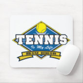 Tapis De Souris Le tennis est ma vie (Avec souris)