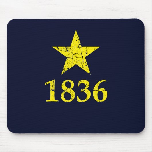 Tapis De Souris Le Texas, drapeau historique d'étoile de Burnet, (Devant)