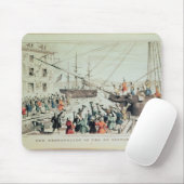 Tapis De Souris Le thé de Boston, 1846 (Avec souris)