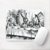 Tapis De Souris Le thé du chapelier fou (Avec souris)